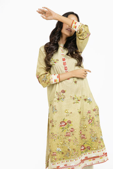 Alkaram FW-43.1-22-Ochre Winter Collection 2022 Online Shopping